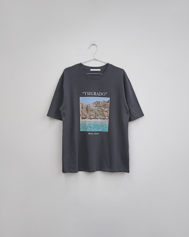 그리스 비치 티셔츠